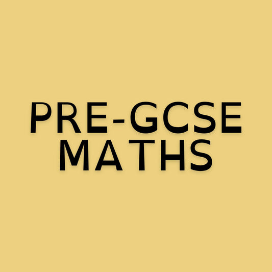 Pre-GCSE Maths
