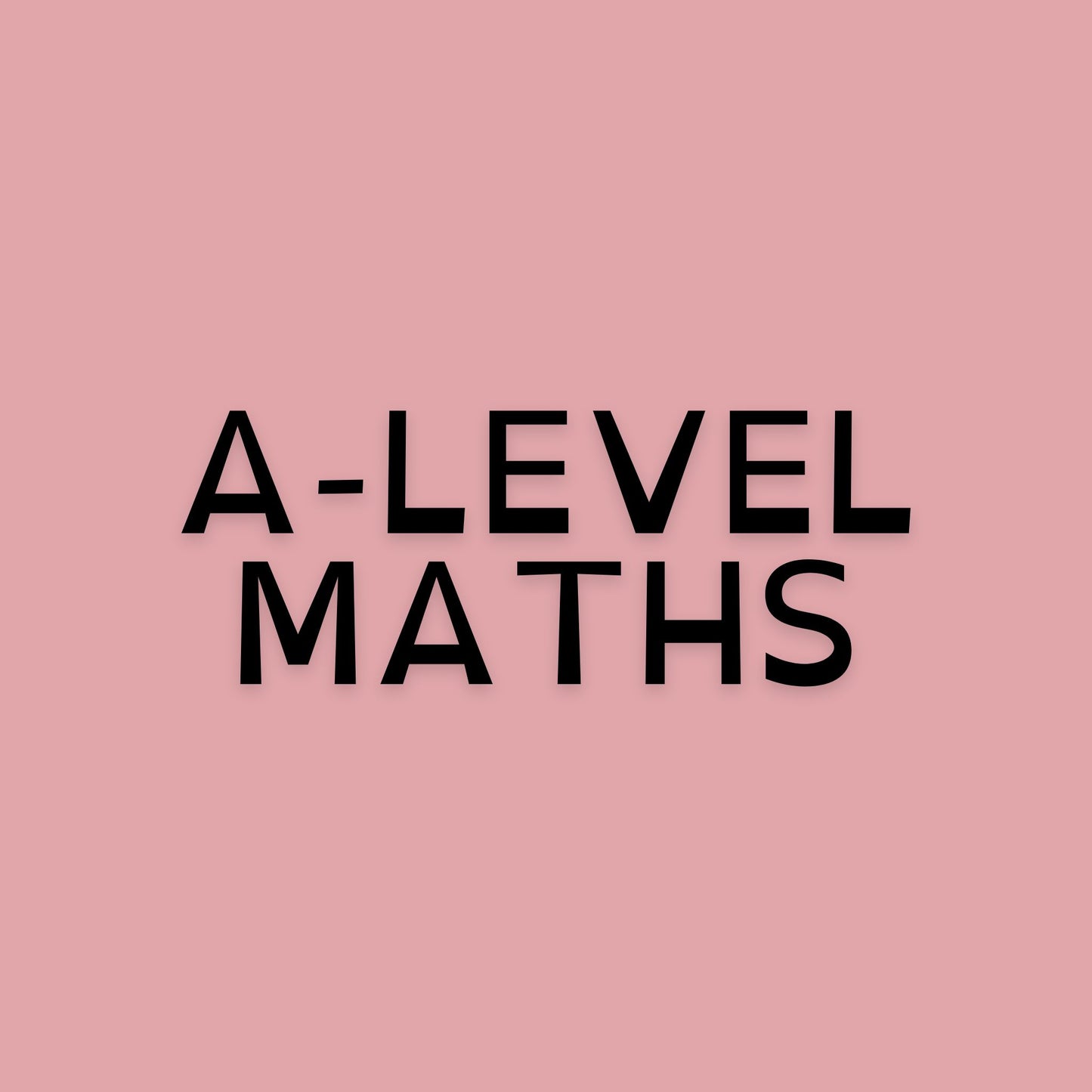A-level Maths