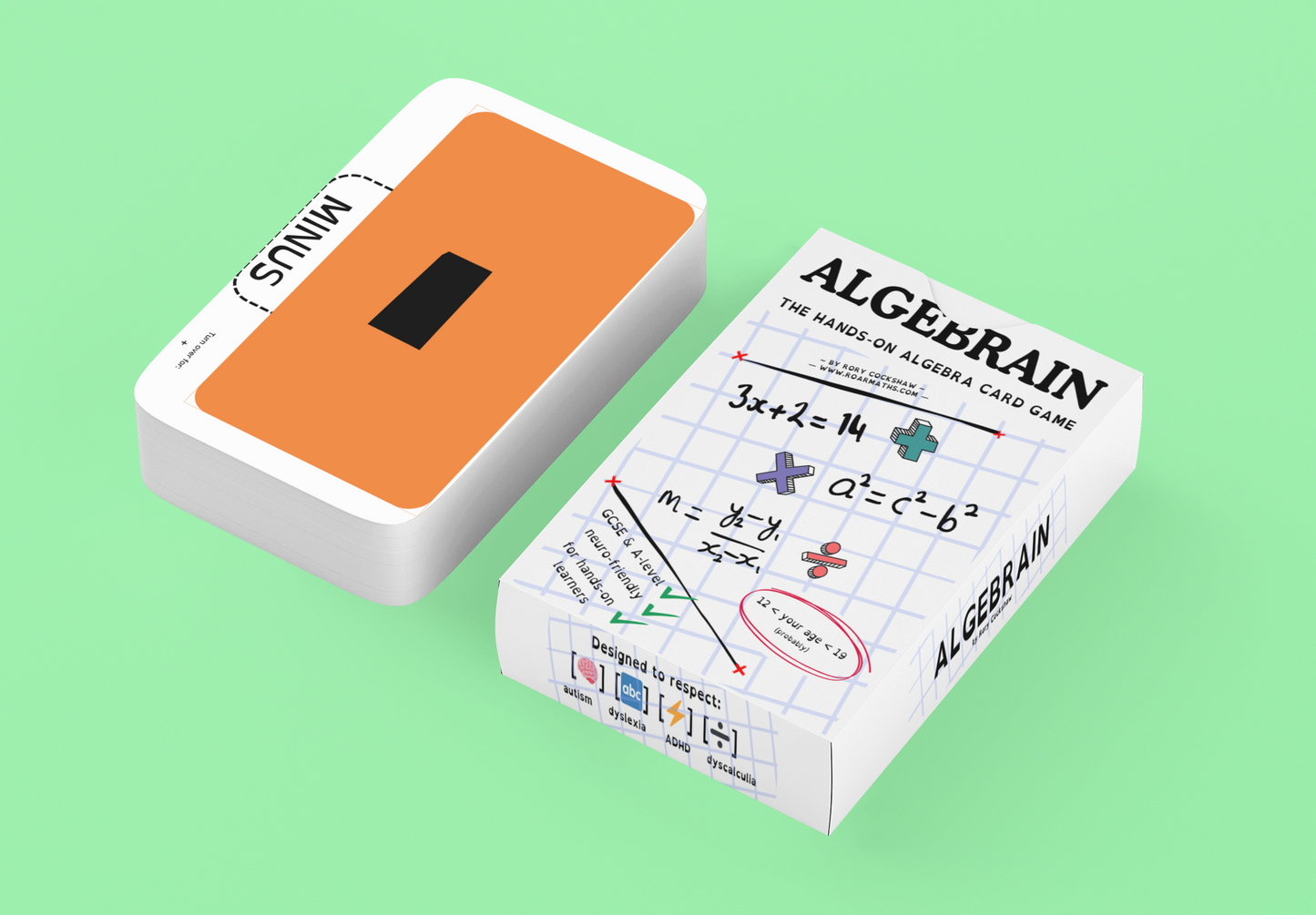 Algebrain — the Algebra Card Game!