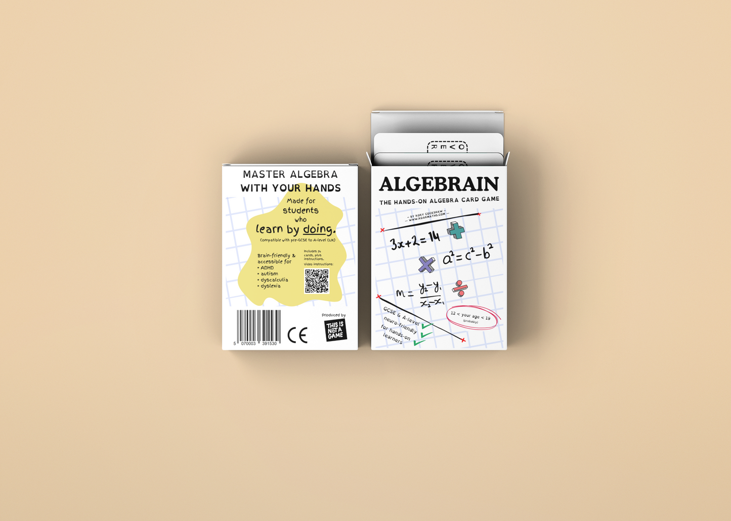 Algebrain — the Algebra Card Game!